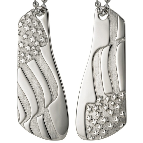 NIB shields of strength Stainless Steel Genesis 31:49 Split Shield - 2 Part - Picture 5 of 6